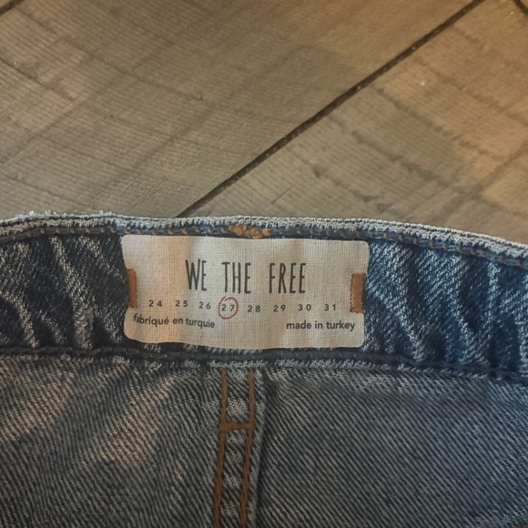 We The Free Asymmetrical Denim Skirt - Blue - Picture 4 of 4